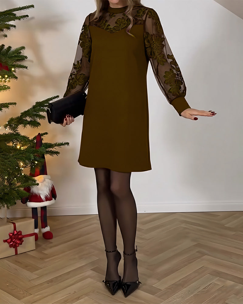 Dress Mesh Embroidery Fashionable